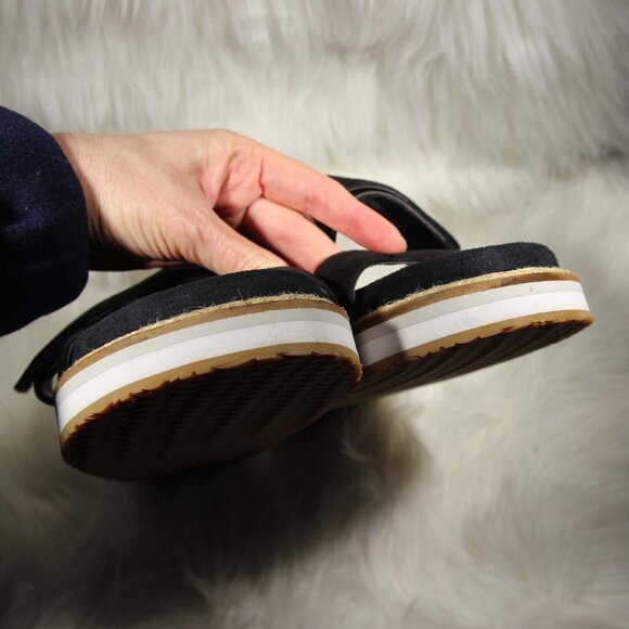 Cole Haan Black Comfort Sandals W23434 Women's Size 7 B READ - Picture 5 of 14